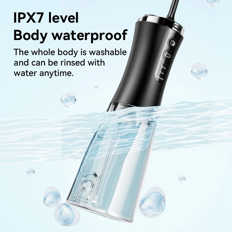 Visual Water Flosser for Teeth, Cordless Water Flosser for Teeth Cleaning and Flossing, 1080P Camera Portable Rechargeable Water Dental Flossers for Adults & Kids, 350Ml Oral Irrigator